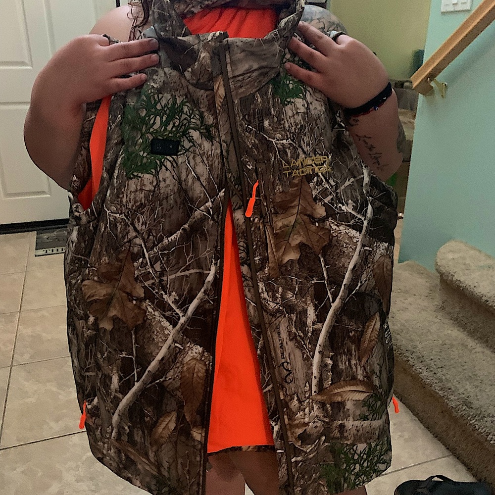 Camo hunting vest